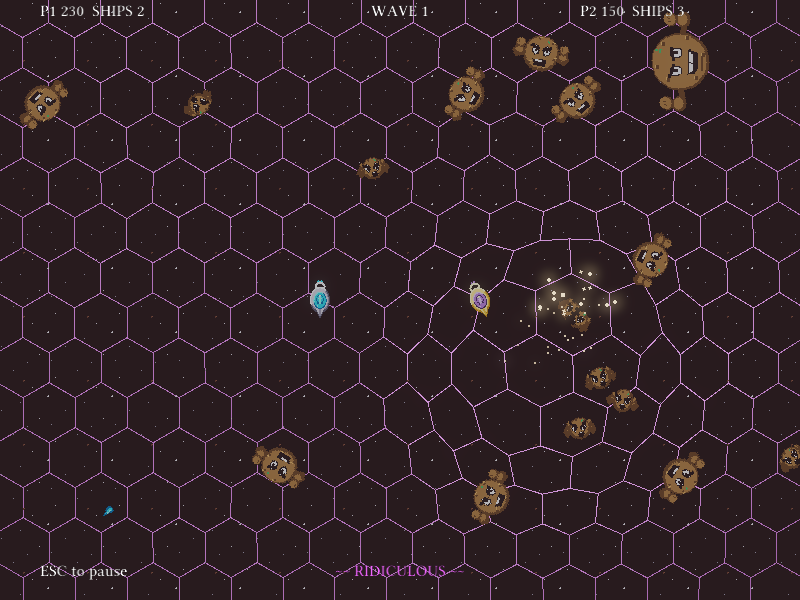 Insiculous Asteroids running in a browser